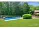 Private pool with lush green landscape at 503 Kinsey Creek Ct, Rock Hill, SC 29730