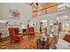 Spacious living room with hardwood floors, high ceilings and large windows for plenty of natural light at 6009 Glen Manor Dr, Charlotte, NC 28269