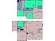 Detailed floor plan showcasing the layout of the two-story house at 708 Brookmeade Dr, Waxhaw, NC 28173