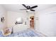Bright bedroom with a large dresser, decorative mirror, closet and neutral wall colors at 739 Ivy Trail Way, Fort Mill, SC 29715