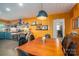 Dining room and kitchen open floor plan offer seamless entertaining and everyday living at 821 Mark St, Belmont, NC 28012