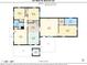 Main floor plan featuring bedrooms, living spaces, kitchen, dining area, bathrooms, and closet layouts with dimensions at 821 Mark St, Belmont, NC 28012