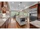 Spacious kitchen boasts a large island, stainless steel appliances, and an open layout at 914 Elizabeth Ln, Matthews, NC 28105