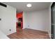 Bright living room features a small, compact kitchen with all necessary appliances at 11163 Harrowfield Rd # 8198, Charlotte, NC 28226
