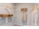 Spacious walk-in closet with ample shelving and storage options at 13304 Chopin Ridge Dr, Huntersville, NC 28078