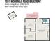 Basement floor plan of the property, featuring a recreation room, additional room, bath, and patio at 1331 Mccorkle Rd, Charlotte, NC 28214