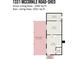 Floor plan of the shed showing a covered porch, storage area and work areas at 1331 Mccorkle Rd, Charlotte, NC 28214