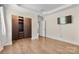 This primary bedroom offers custom built-ins and a spacious layout at 15210 Pavilion Valley Cir, Huntersville, NC 28078