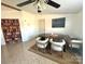 Bright dining room with a table and seating plus decor at 161 Hickory Nut Dr, Statesville, NC 28677
