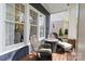 Cozy porch area with wicker furniture, offering a relaxing outdoor space for enjoying the surroundings at 1921 Brandon Cir, Charlotte, NC 28211