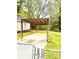 Backyard view of a covered carport, offering convenient parking and shelter at 207 Morris St, Kings Mountain, NC 28086