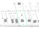 Illustration of property lines, building footprint, and surrounding neighborhood parcels at 2106 A Ave, Charlotte, NC 28216