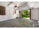 Spacious garage features an automatic door opener and access to a well-maintained lawn at 2528 Arnold Dr, Charlotte, NC 28205