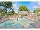 Backyard pool offers a refreshing outdoor oasis for relaxation and recreation at 2638 Dilworth Heights Ln, Charlotte, NC 28209