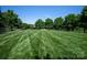 View of long manicured lawn and trees in front of home at 3301 Mcpherson St, Waxhaw, NC 28173