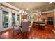 Open kitchen and dining area with granite countertops and modern appliances at 3301 Mcpherson St, Waxhaw, NC 28173