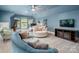 Spacious living room with comfortable seating and decor at 3301 Mcpherson St, Waxhaw, NC 28173