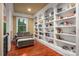 Cozy sitting area featuring a built-in bookcase and reading nook at 3301 Mcpherson St, Waxhaw, NC 28173