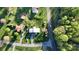 Captivating aerial view of a residential property showcasing its surroundings at 3379 Appletree Ct, Vale, NC 28168
