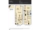 Detailed floor plan showcasing the layout of a 2-story townhome with 3 beds and 2.5 baths at 4543 Potters Wheel Dr, Fort Mill, SC 29715