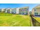 Fenced back yard with lush green grass, perfect for outdoor activities and relaxation at 609 Kahana River Rd, Fort Mill, SC 29715