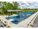 Playground area with climbing structures, play equipment and picnic seating at 609 Kahana River Rd, Fort Mill, SC 29715
