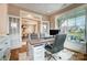 Bright office with French doors, built-in drawers, and a large window at Tbd Boomer Ct # 14, Statesville, NC 28677