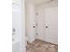 Bright bathroom with wood floors and modern fixtures, featuring tub and shower at Tbd Boomer Ct # 8, Statesville, NC 28677