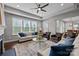 Spacious living room with ample natural light, cozy seating, and elegant decor at 11227 Whimbrel Ct, Charlotte, NC 28278