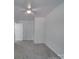 A clean bedroom featuring gray carpet, white walls and a ceiling fan at 1241 Pitts Rd, Chester, SC 29706