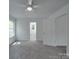 Light-filled bedroom features carpet flooring, bathroom access and a ceiling fan at 1241 Pitts Rd, Chester, SC 29706