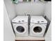Well-equipped laundry room featuring a Samsung washer and dryer set and convenient shelving at 1416 S Church St, Charlotte, NC 28203