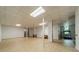 Spacious basement with painted support poles, finished floor, and room for activities at 2646 Jacobs Rd, Gastonia, NC 28054