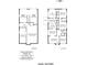 Detailed floor plan showcasing layout of basement and first floor with dimensions at 2646 Jacobs Rd, Gastonia, NC 28054