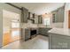 Modern kitchen featuring updated cabinets, stainless steel appliances, and ample counter space at 2646 Jacobs Rd, Gastonia, NC 28054