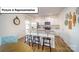 Modern kitchen with a breakfast bar, stainless steel appliances, and granite countertops at 3023 Sassafras Trl, Gastonia, NC 28056