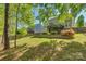 Expansive backyard showcasing a multi-level deck, a fence line and established lawn at 3040 Sunshower Hts, York, SC 29745