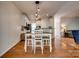 Open dining area connected to the kitchen with views to the living spaces at 3040 Sunshower Hts, York, SC 29745