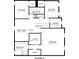 Detailed floor plan of the second level, showcasing the layout of the home at 3040 Sunshower Hts, York, SC 29745