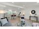 Stylish open living space with a seamless flow between the kitchen, dining, and living areas at 3423 Archer Ave, Charlotte, NC 28217