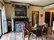 Cozy dining area featuring a fireplace and television, perfect for entertaining at 715 N Church St # 613, Charlotte, NC 28202