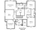 Second floor plan showcasing the layout of bedrooms, bathrooms, laundry, and bonus rooms at 811 Penny Royal Ave, Fort Mill, SC 29715