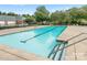 Inviting community pool with crystal-clear water and meticulously maintained surroundings at 11346 Olde Turnbury Ct, Charlotte, NC 28277