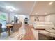 Open-concept living space with kitchen, dining area, and comfortable seating at 1159 Ragan Dr, Gastonia, NC 28054