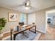 Bright office space featuring hardwood floors, neutral paint, and plenty of natural light at 1159 Ragan Dr, Gastonia, NC 28054