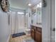 Charming bathroom with granite countertops, updated fixtures, and a tub-shower combination at 139 Autumn Grove Ln, Mooresville, NC 28115