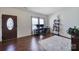 Cozy living room with hardwood floors and natural light at 1717 Mill Creek Sw Ln, Concord, NC 28025