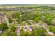 Overhead view displaying homes nestled within a vibrant community amid a sea of trees at 2043 Greenoak Dr, Shelby, NC 28152