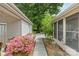 Charming walkway leading to a cozy home with well-maintained landscaping and curb appeal at 2234 Hamilton Mill Rd, Charlotte, NC 28270