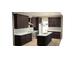 Virtual kitchen rendering showcases dark cabinetry and white countertops at 2596 Polo Ln, Maiden, NC 28650